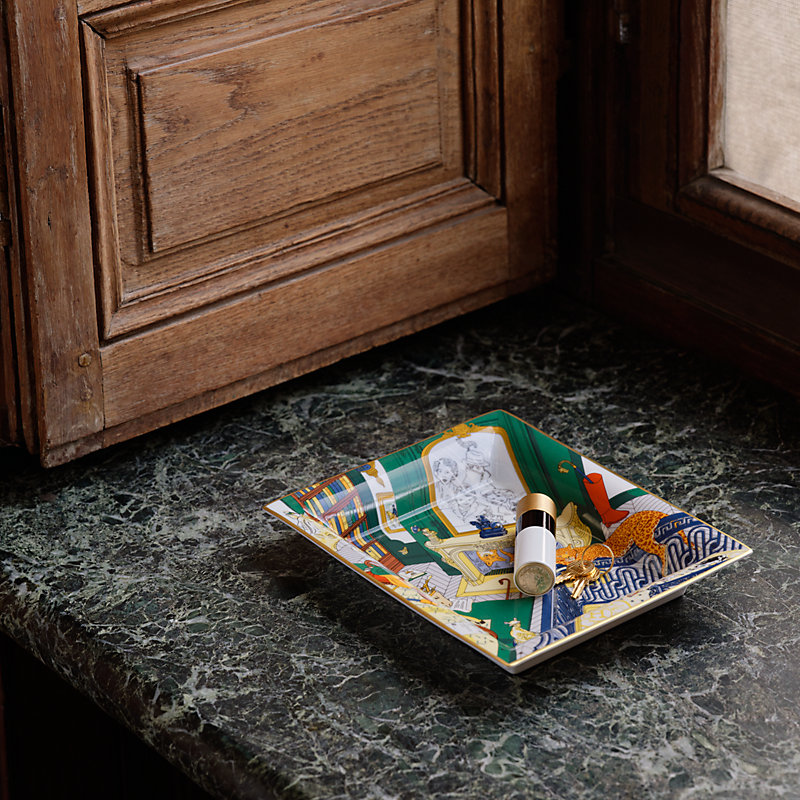 Mystere au 24 change tray - Green | Hermès Mainland China